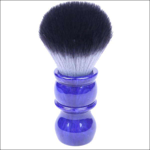 SYNTHETIC PURPLE SHAVING BRUSH 24mm Purple & Black Barber Handle Australia