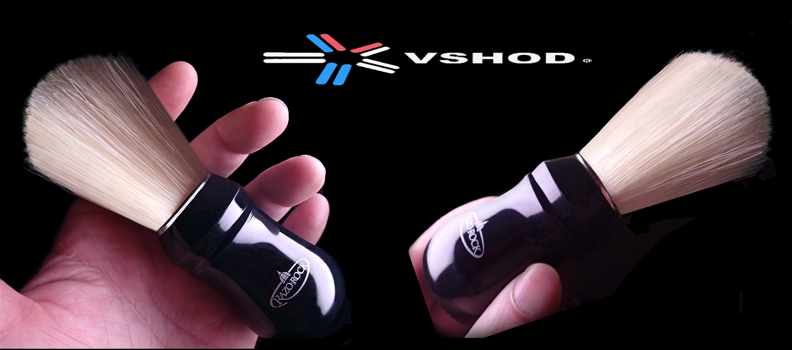 RAZOROCK SHAVING BRUSH - RAZOROCK " BLONDIE " BOAR HAIR " BRISTLE " SHAVE BRUSH - AUSTRALIA